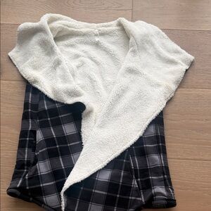 Matilda Jane Black and White Plaid Sweater